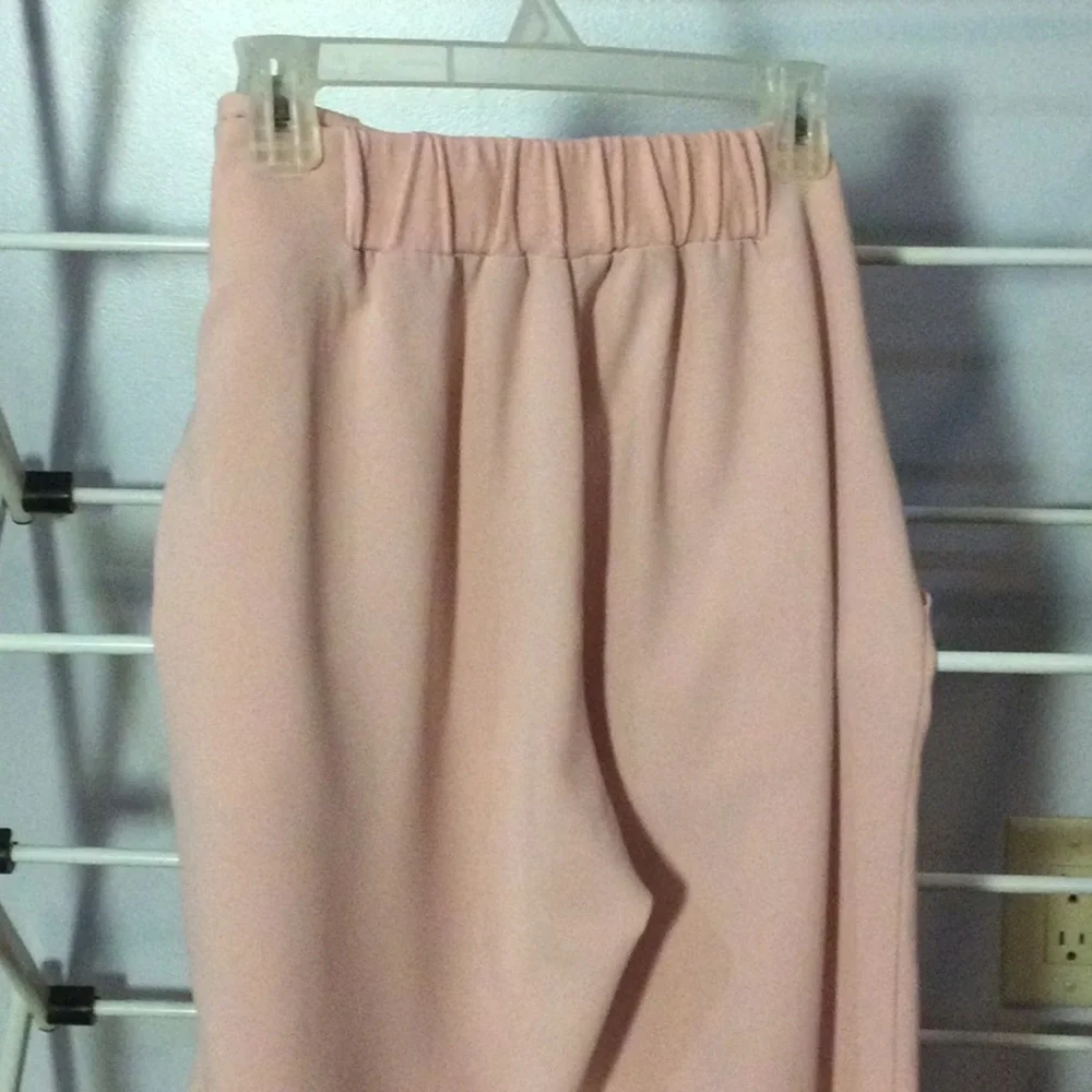 Clarte Pink Chiffon Pants - Picture 6 of 10